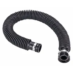 Plastic breathing tube, 30 1/4 inches long, for use with MSA Ultravue and Ultra Elite facepieces. Compatible with Advantage 3100 and Advantage 4100 respirators. Connects a PAPR blower to the facepiece to deliver clean air to the user's breathing zone.