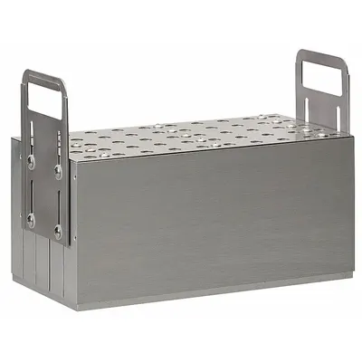 LABCONCO Heat Block: Aluminum, 15 in Overall Wd, 15 in Overall Lg, 10 Wells, 75 mm Well Dia - Dry Bath Blocks
