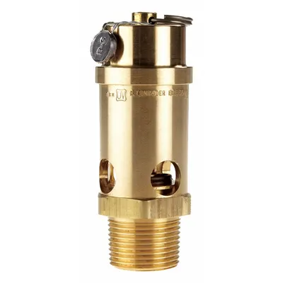 CONRADER Safety Valve: Soft Seat, 1 in (M)NPT Inlet (In.), 5/8 in (F)NPT Outlet (In.) - Soft Seat Pneumatic Safety Valves