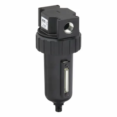 Parker Compressed Air Filter: Particulate, 1/2 in NPT, 5 micron, 130 cfm - Parker FRL Air Filters