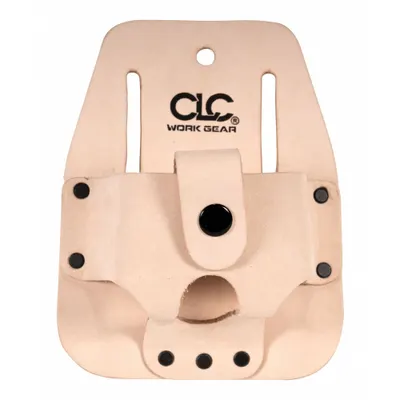CLC 464 Leather Tape Measure Holster, Tan, Fits Belts up to 2-3/4 in - Leather Tool Holsters