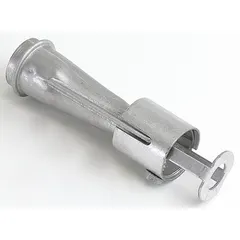 Replacement main burner for gas-fired furnaces and heating units. Designed to mix fuel and air for combustion in residential or commercial HVAC systems.