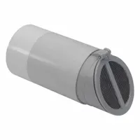BUSHMAN Flap Valve: Grey, 4 3/4 in Overall Ht, 4 in Overall Wd, Plastic, 3 in Inlet Dia, Flap Valve (MPN TAFV112)