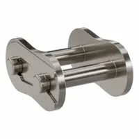 DAYTON Connecting Link: For Nickel-Plated Steel Roller Chains, 60, Single Strand, 3/4 in Pitch, 5 PK