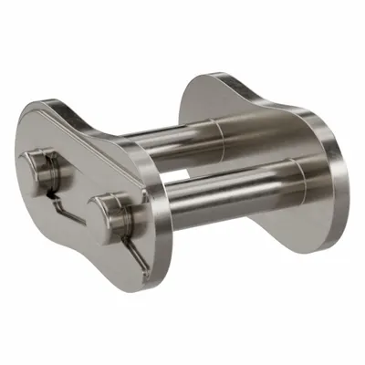 Dayton Connecting Link: For Nickel-Plated Steel Roller Chains, 60, Single Strand - Connecting Links for ANSI Standard Chains