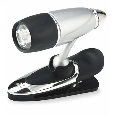 BELL Clip Light, Black/Silver, (3) Ag13 Batteries - Interior Automotive Accessories