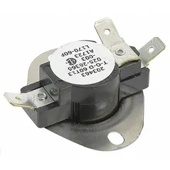 Replacement limit control for HVACR systems. Monitors temperature or pressure to interrupt operation under unsafe conditions, protecting equipment. Used in heating and cooling units.