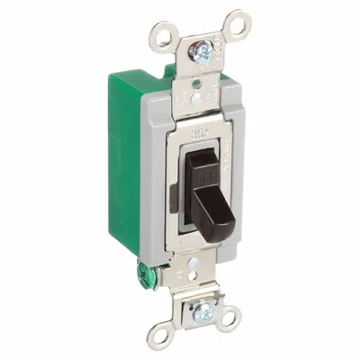 BRYANT Wall Switch: Toggle Switch, Single Pole, Maintained, Brown, 120/277V AC - Toggle Wall Switches