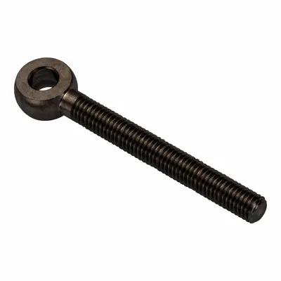 AMPG Fixed Rod End: Stainless Steel, Black Oxide, 130 mm Hole Center-to-End Lg - Stainless Steel Male Threaded Fixed Rod Ends