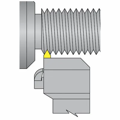 DORIAN Indexable Thread Turning Tool Holder (MPN 73310158354) - Machining
