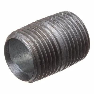 OEM Pipe Nipple: 1 1/4 in Nominal Pipe Size, 1 43/64 in Lg, Schedule 40, Galvanized Steel - Schedule 40 Fully Threaded Low Pressure Pipe Nipples