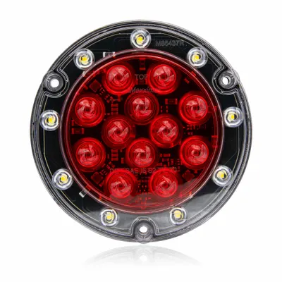 MAXXIMA Stop/Tail/Turn/Back-Up Light: LED, Stop, Turn, and Tail Combo Light, Clear/Red - Stop, Turn & Tail Combination Lights