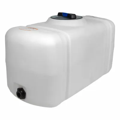 NORWESCO Utility Tank: 50 gal, Closed Top, 38 in x 19 in, 8 in Fill Opening Dia - Rectangular Horizontal Liquid Storage Tanks