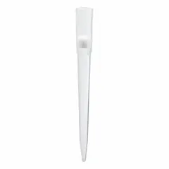 Wide bore pipette tips for Gilson pipettors, made of polypropylene. Sterile, autoclavable, single-use, with integrated filter. Capacity 1000 µL, supplied in preconfigured racks of 960 tips. Suitable for liquid handling in molecular biology and clinical applications.
