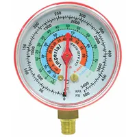 IMPERIAL High Side Gauge: High Side Gauge, 0 psi to 500 psi, Non-Liquid Filled, 2 1/2 in Dia, Red (MPN 424-CR)