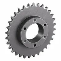 TSUBAKI Sprocket: For 40 Chain, 32 Teeth, 5.101 in Pitch Dia, 5.36 in Outside Dia, Steel (MPN 40SH32)
