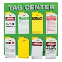 ZING Tag Center: Lockout Station, No Padlocks, Lockout Station, Lockout Board (MPN 2670)