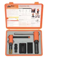 This internal thread repair set is used to restore damaged threads in industrial equipment. It accommodates internal thread sizes from 7/8" to 2 5/8". Suitable for maintenance and repair applications in manufacturing, oil and gas, and heavy machinery