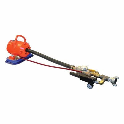 VIBCO Turbine Vibrator: STKIT, 6,000 vpm Max Vibration Speed, 3/4 in Universal Coup - Railcar Heavy-Duty Pneumatic Vibrators