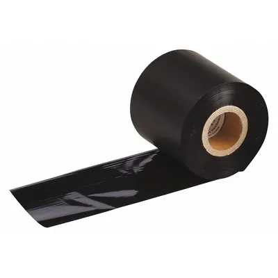 BRADY Single-Color Printer Ribbon: 2 23/64 in x 984 ft, Black, Resin - Brady Single-Color Ribbons