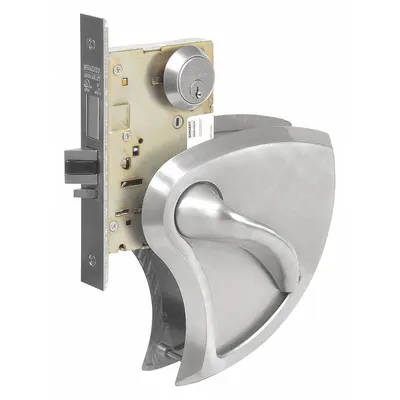 SARGENT Door Lockset: Stainless Steel, ADA Compliant - Storeroom Lever Locksets