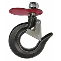 DAYTON Top Hook Assembly: Electric Chain Hoists, 500 lb Compatible Load Capacity, 2KEL1