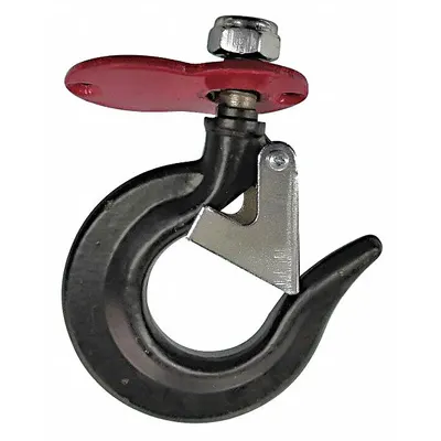 Dayton Top Hook Assembly: Electric Chain Hoists, 500 lb Compatible Load Capacity - Top Hooks for Hoists