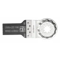 FEIN Oscillating Tool Blade: 13/16 in Blade Wd, 3 13/16 in Overall Lg, Bi-Metal, Starlock Connection (MPN 63502183260)