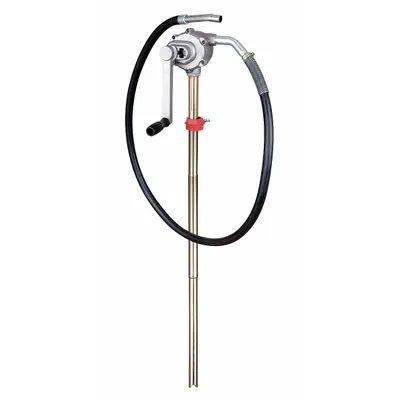 WESTWARD Hand Pump: Rotary, Pump with Hose - Rotary-Action Fuel Transfer Pumps