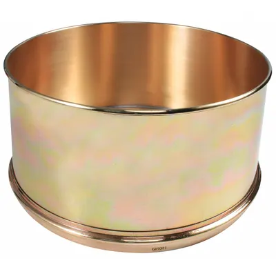 HUMBOLDT Sieve Pan: 6 in Overall Dp, 12 in Overall Dia - Sieve Pans