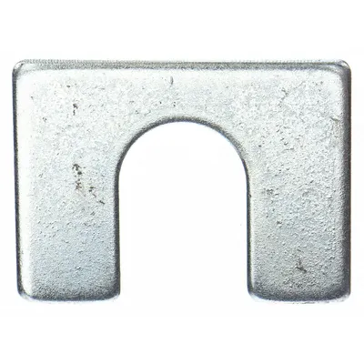 DISCO Slotted Shim,Untabbed,0.125" Thk,PK100: Untabbed, AA Trade Size, 1 1/8 in Shim Lg - Untabbed Slotted Shims