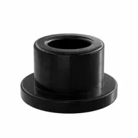 OILITE Flanged Sleeve Bearing: PEEK, 3/16 in Bore, 5/16 in OD, 1/4 in Overall Lg, Black, 10 PK (MPN PF-0305-02B)