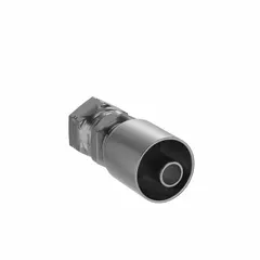 Steel straight hydraulic crimp fitting with BSPP female x genderless crimp connection. Designed for -8 hose dash size with 1/2"-14 thread. Used in fluid power systems to connect hose to BSPP threaded ports.