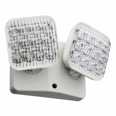 LITHONIA LIGHTING Remote Head: LED, Plastic, Ceiling/Wall, 2 W Lamp Watt, 2 Lamps, 3.6 V - Plastic Remote Heads