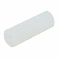 Plastic round spacer used to maintain precise separation between assembled parts. Commonly applied in electrical enclosures, control panels, and mechanical assemblies to prevent component contact and ensure consistent gaps