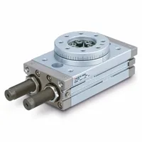 SMC Rotary Table: 190° Rotation Angle, 13.6 N-m Output Torque, 2 3/4 in Bore Dia, 1/8 in NPT, Inch (MPN MSQB70A-XN)