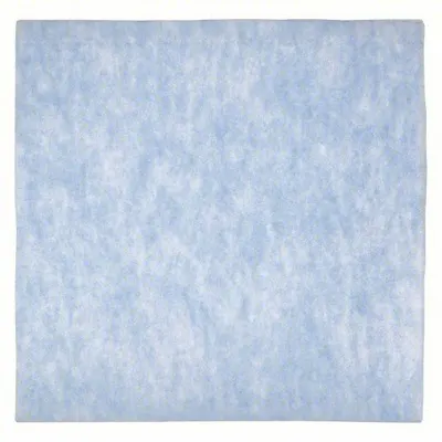 OEM Air Filter Pad: 22 in x 22 in x 1/2 in, Polyester, Blue/White - General Use Pads