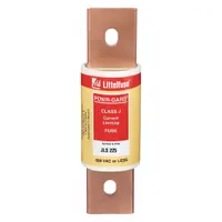 LITTELFUSE Fuse: JLS Series, Class J, Bolt-On Body, Fast-Acting, 225 A, 600 V AC, Non-Indicating (MPN JLS225)