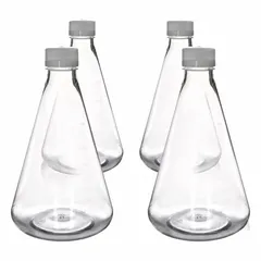 Erlenmeyer Flask, PETG, 2 L, 67.63 fl oz, Sterile