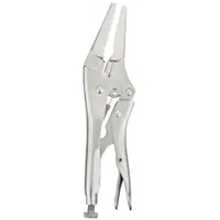 Locking Plier: Long Nose, Quick Release, 2 3/4 in Max Jaw Opening, 9 in Overall Lg, 2 1/4 in Jaw Lg (MPN 1ECF3)