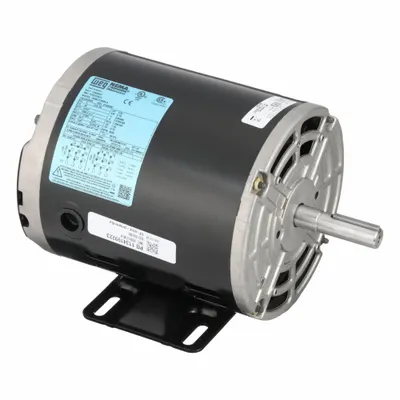 WEG General Purpose Motor: Rigid Base Mount, Open Drip Proof, 1/4 hp, 208-230/460V AC - Rigid Base 3-Phase General Purpose AC Motors
