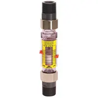 HEDLAND Mechanical Flowmeter: Flow Meter, Scale, Variable Area, Inline, Universal, Gallons/Liters (MPN H629-010-R)