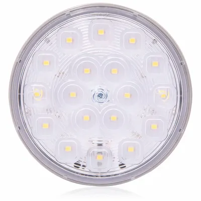 MAXXIMA Back-Up Light: LED, Backup/Reverse Light, Clear, Round, 4 5/16 in Overall Dia - Backup/Reverse Lights
