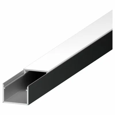 DIODE LED Channel Bundle: Silver, 8 ft Lg, 0.74 in Wd - Tape & Linear Light Channels