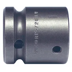 This power bit holder socket features a 5/8 in output drive size and hex drive type, with an overall length of 1-1/2 in. The oiled finish provides corrosion resistance. It is used to securely hold hex power bits in industrial fastening applications such as assembly lines and automotive repair.