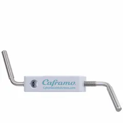 This lab clamp is made of zinc aluminum alloy with an epoxy painted finish. It features two prongs for holding laboratory apparatus. Suitable for general fastening applications in laboratory settings.
