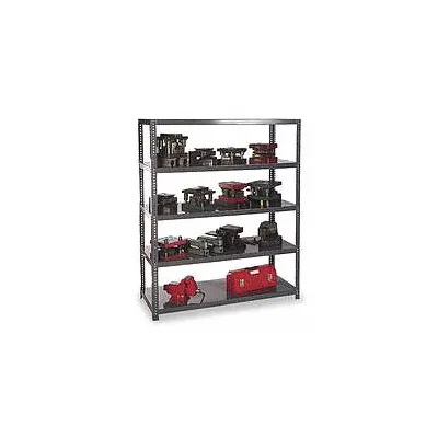 EDSAL Post Kit: 84 in Overall Ht, 2 in Overall Wd, Steel, 13 ga Post Gauge - Post Kits for Boltless Shelving