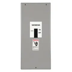 Indoor flush-mounting enclosure with 3 spaces for circuit breakers, rated 250 A. Designed for recessed installation in residential or commercial electrical distribution panels.