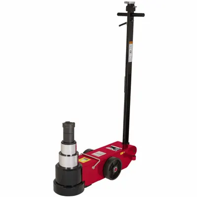 AMERICAN FORGE & FOUNDRY Auto Jacks: Steel, Handle, Air/Hydraulic, 1.6 ton Load Capacity - Truck Axle Jacks