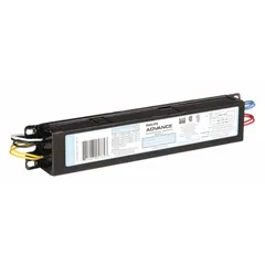 2-phase step dimmable ballast for one F35T5 T5 fluorescent lamp. Operates on 120 to 277V AC input with rapid start technology. Used in commercial lighting systems requiring adjustable light output for energy management.